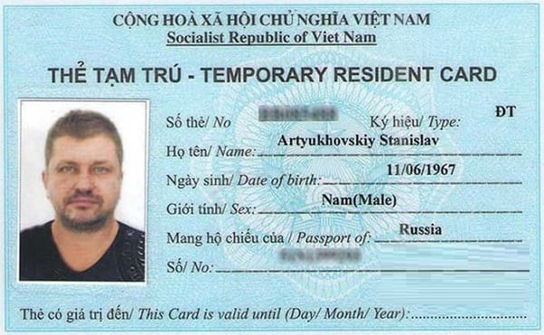 Mức phạt khi quá hạn thẻ tạm trú Việt Nam