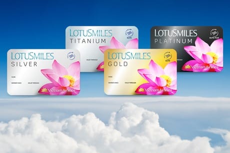 Khám phá quyền lợi hạng thẻ Lotusmiles Vietnam Airlines