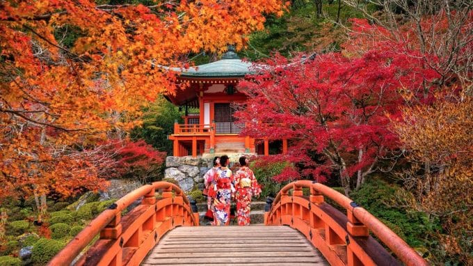 Cùng Japan Airlines khám phá trọn vẹn mùa thu Nhật Bản 2 Sac thu tai chua Daigo ji Kyoto e1753410993361
