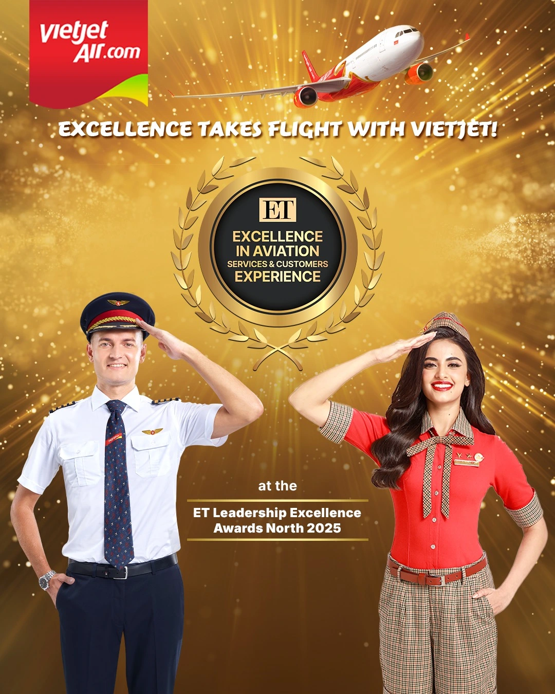 Vietjet được vinh danh tại Ấn Độ với giải thưởng về dịch vụ hàng không và trải nghiệm khách hàng 1 india award 17573934615601237109868