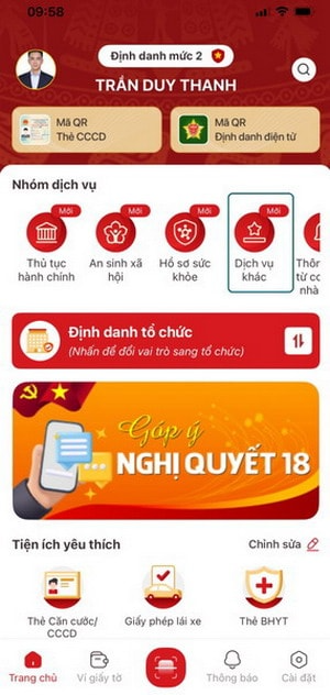 ung dung VNeID