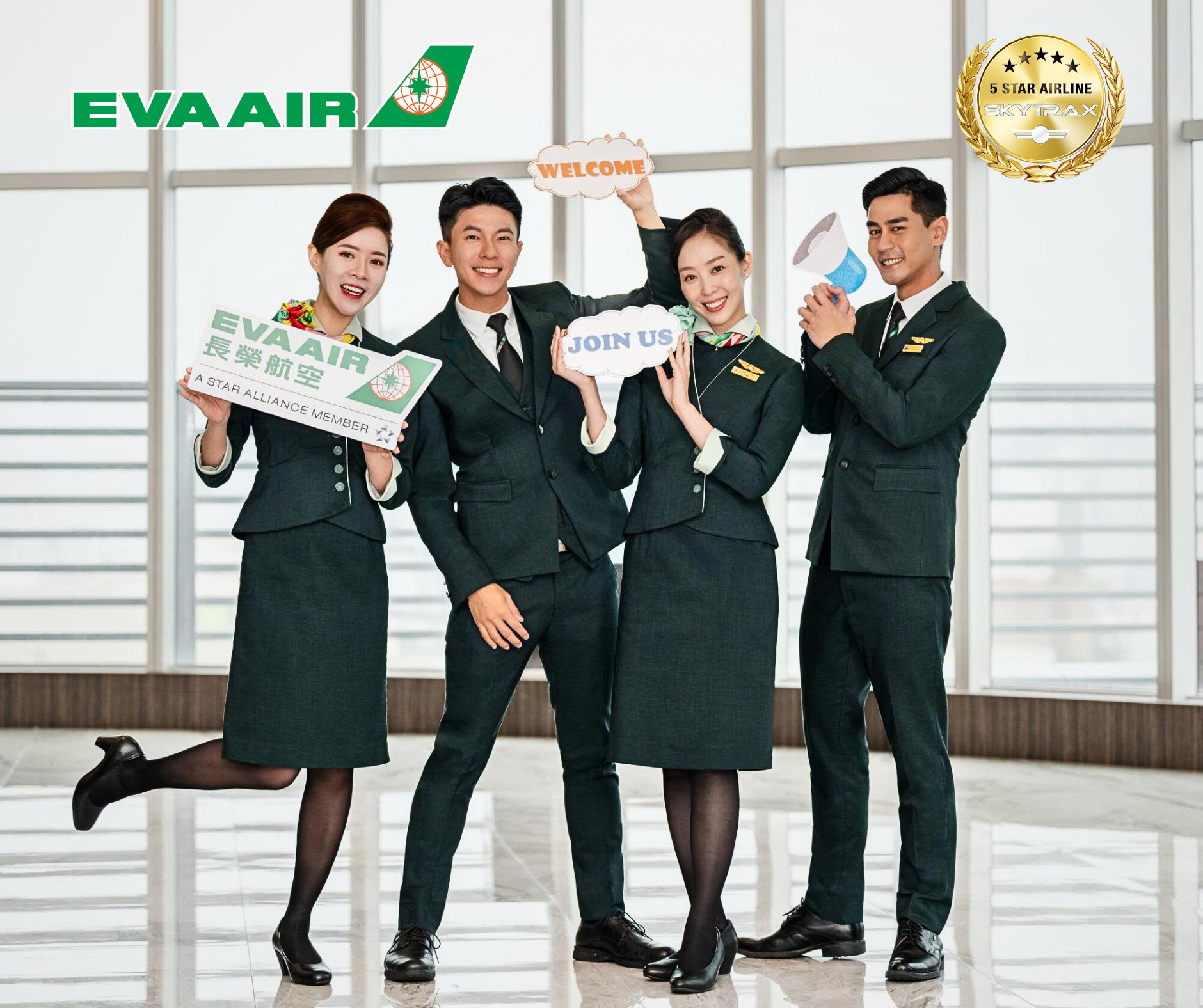 Đặt vé máy bay EVA Air Boeing 787 Dreamliner đi Đài Loan và Mỹ tại Air Go