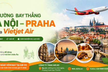 Đường bay Hà Nội Praha Vietjet Air 2026: Lịch bay, giá vé, kinh nghiệm du lịch Séc