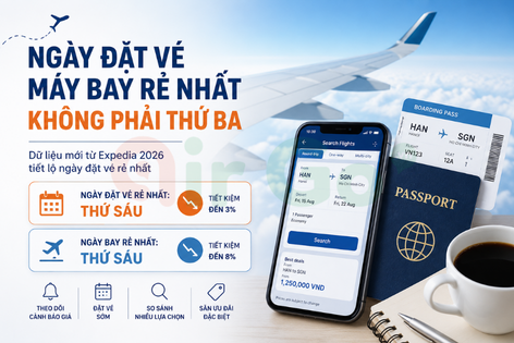 Ngay Dat Ve May Bay Re Nhat Khong Phai Thu Ba