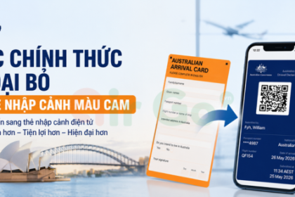 Úc chính thức loại bỏ thẻ nhập cảnh màu cam