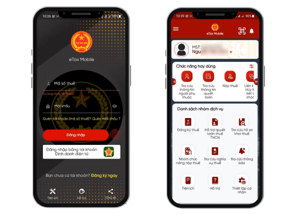 Bay Quốc tế hành khách kiểm tra nghĩa vụ thuế trước khi ra sân bay 4 eTax Mobile e1785211561845