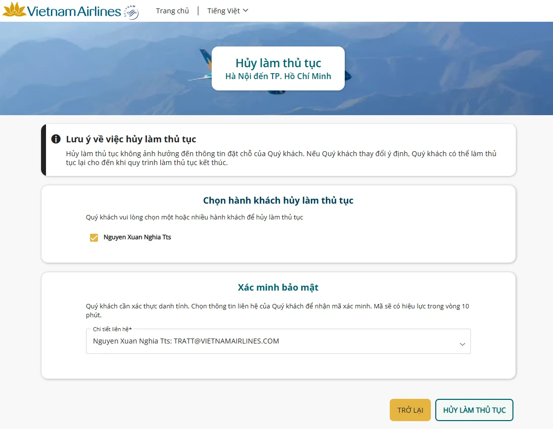 Hướng dẫn làm thủ tục trực tuyến Vietnam Airlines chi tiết A–Z 14 Buoc 2 2