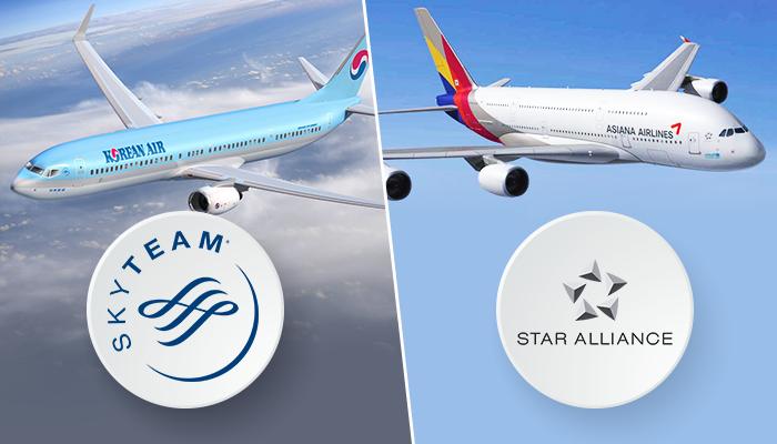 Korean Air va Asiana Airlines