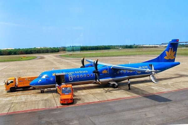 May bay ATR 72 cua Vietnam Airlines.VASCO