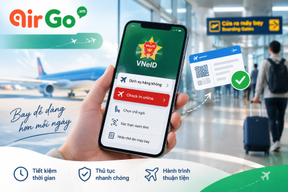 Check in online bang VNeID khi di may bay Kinh nghiem can biet
