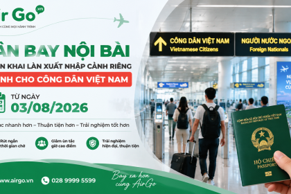San bay Noi Bai trien khai lan xuat nhap canh rieng cho cong dan Viet Nam tu 03.08.2026