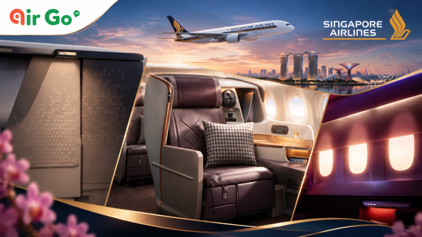 Singapore Airlines ra mắt Hạng Nhất và Hạng Thương gia mới 2027
